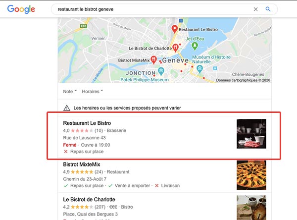 Référencement local avec Google My Business